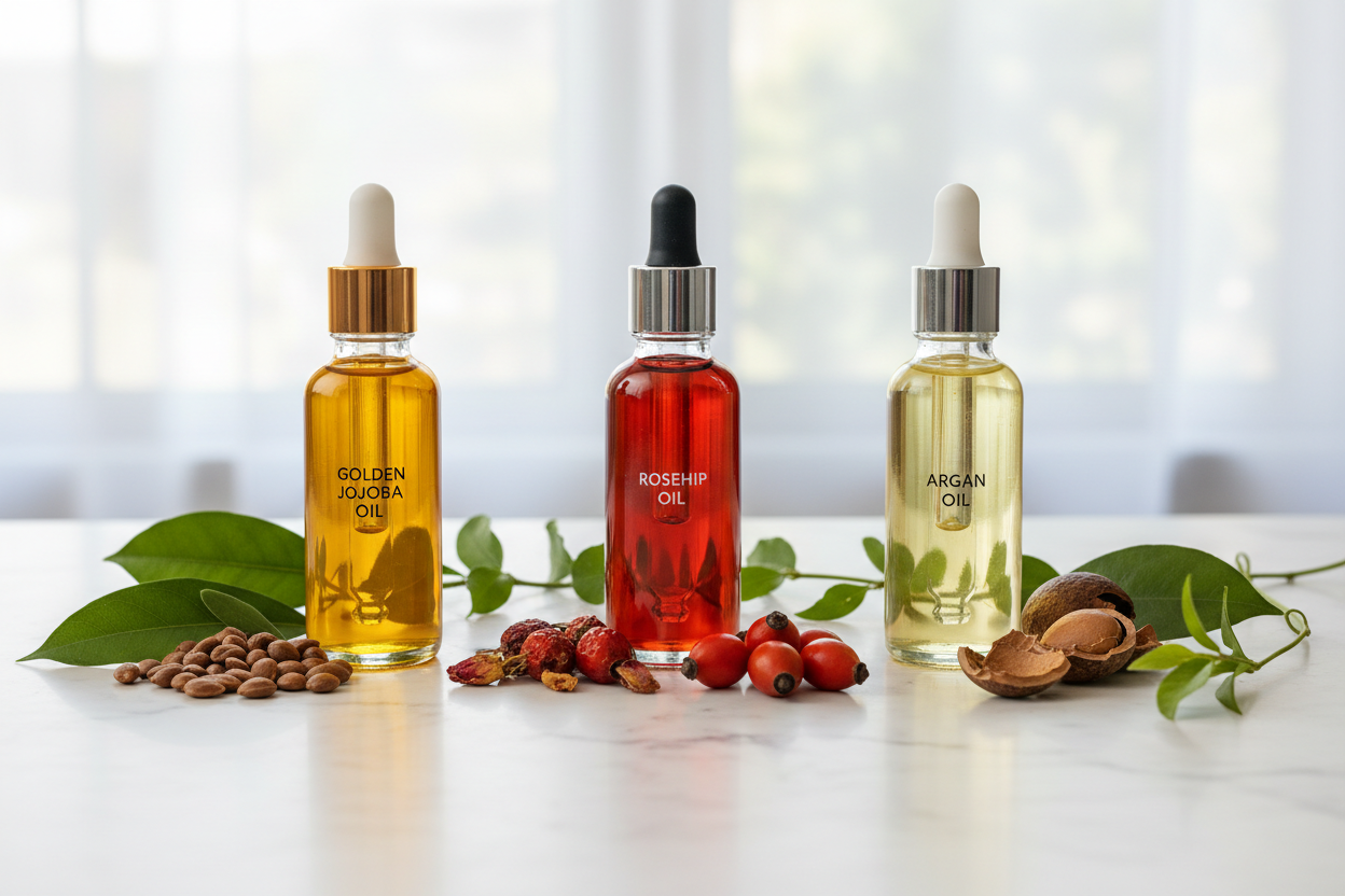 Which Facial Oil is Best for Acne-Prone Skin - Jojoba, Rosehip, or Argan