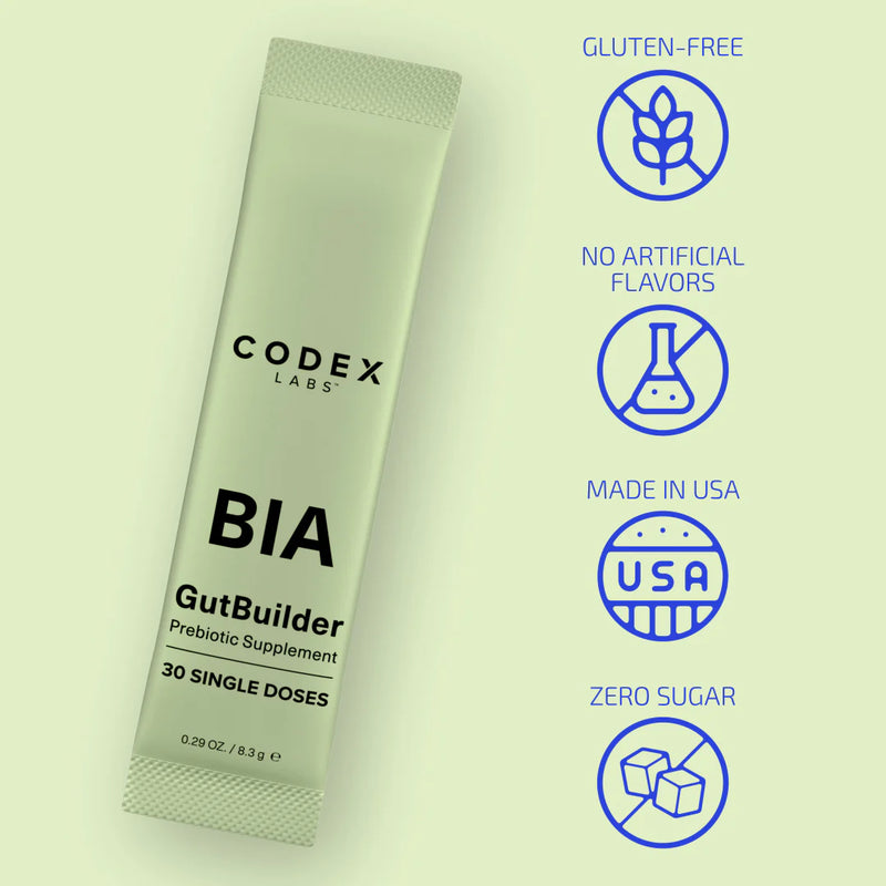 BIA GutBuilder Prebiotic Supplement