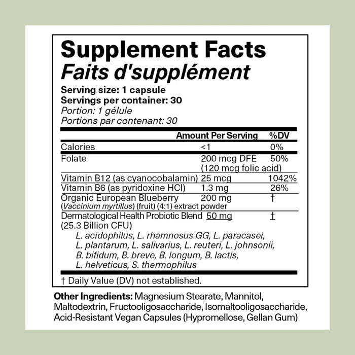 BIA ClearSkin Synbiotic Supplement