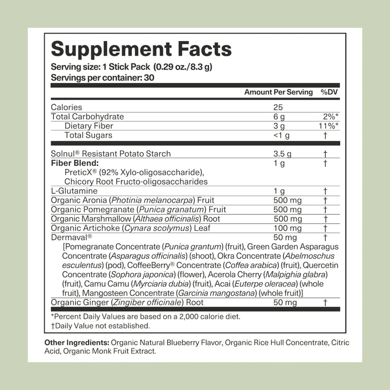 BIA GutBuilder Prebiotic Supplement