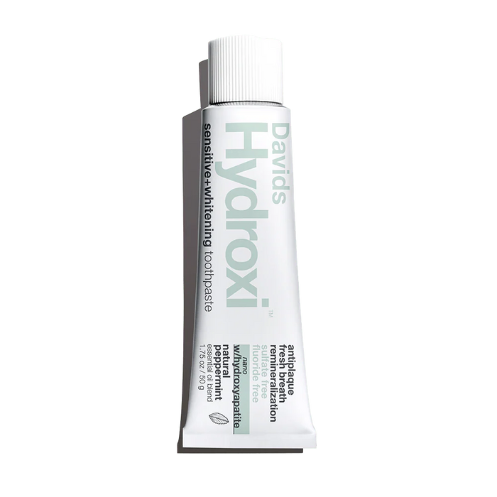 Davids Hydroxi™ sensitive+whitening nano hydroxyapatite premium toothpaste - peppermint