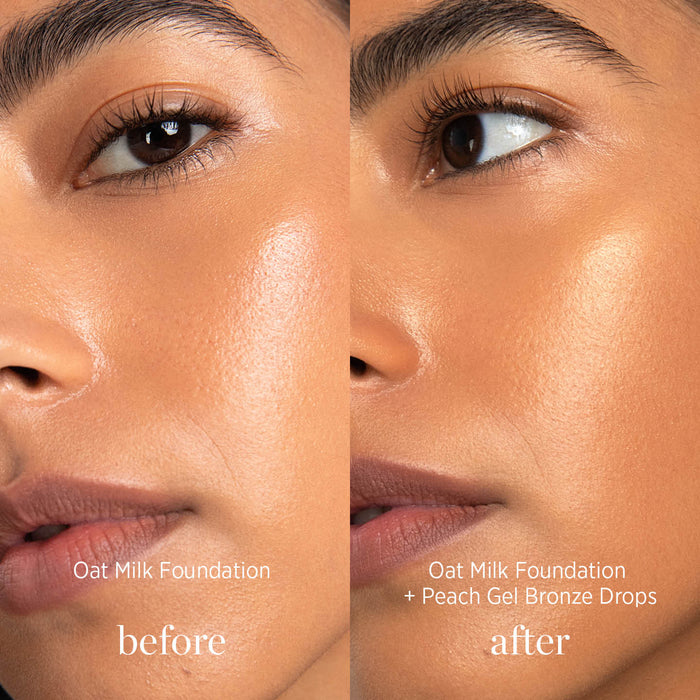 Peach Gel Bronze Drops