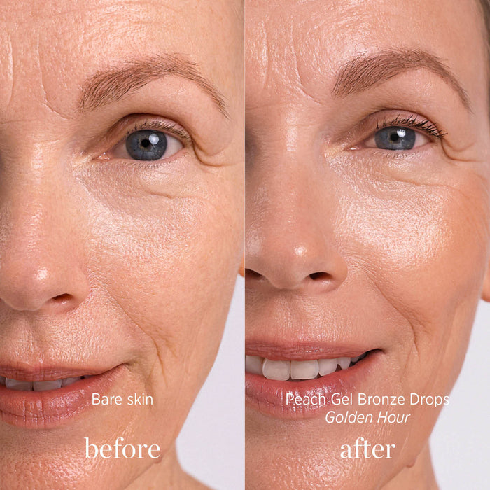 Peach Gel Bronze Drops