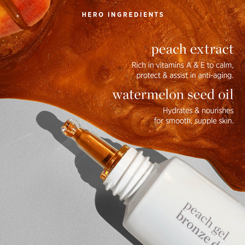 Peach Gel Bronze Drops
