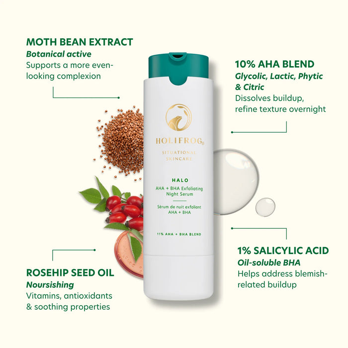 Halo AHA + BHA Evening Serum
