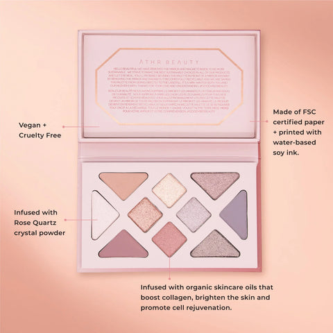 Rose Quartz Crystal Eyeshadow - Palette