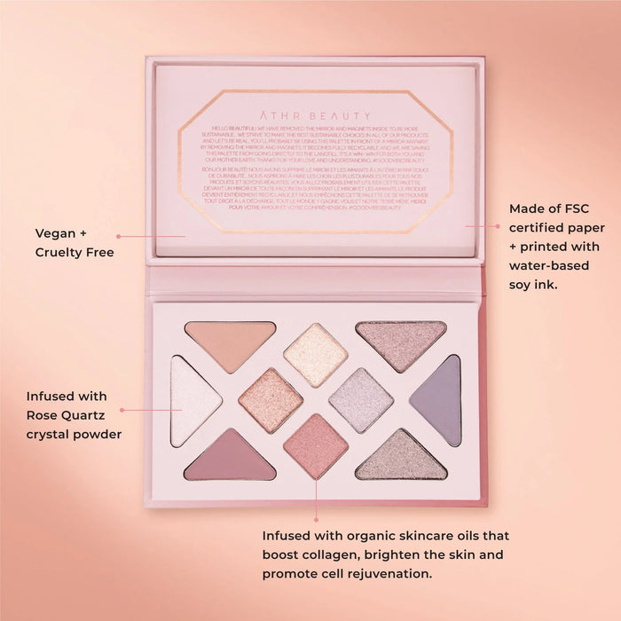 Rose Quartz Crystal Eyeshadow Palette