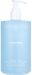 Blue bottle of whamisa Organic Body Cleanser with pump on a white background