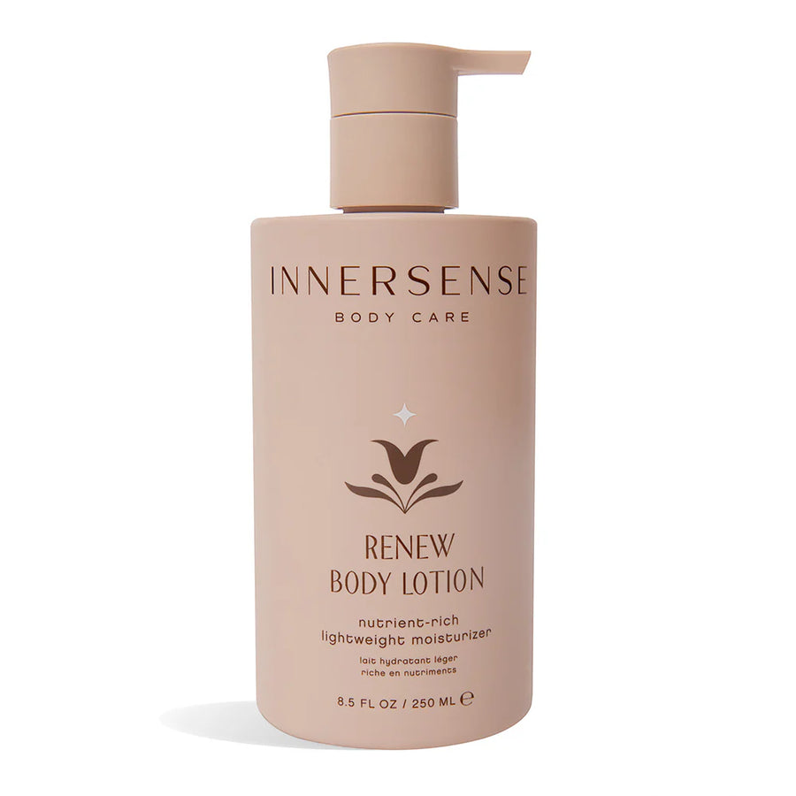 Buy Innersense Renew Body Lotion 250ml from Clean Beauty Market. Order online for Australia wide delivery. Also stocked in our Sydney and Gold Coast stores. 