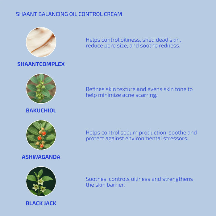 SHAANT Smoothing Oil Control Cream