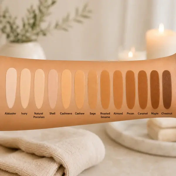 Intense Coverage Liquid Foundation - Mica-Free, Talc-Free, & More!